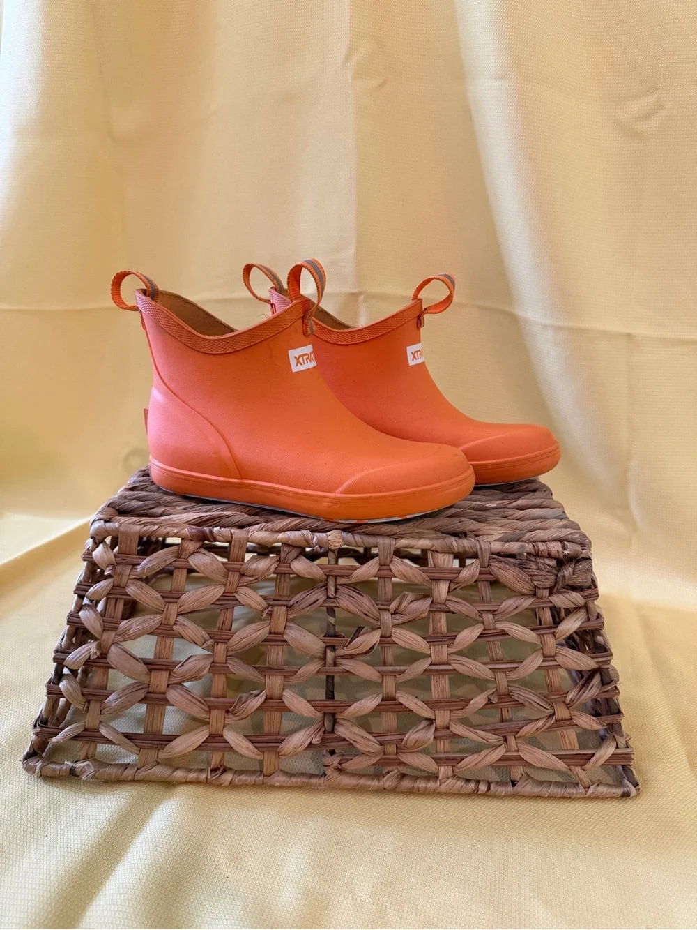Kids XtraTuf Orange Boots